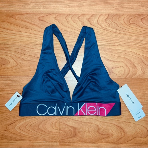 Calvin Klein Bold Accents Unlined Bralette - Picture 3 of 7